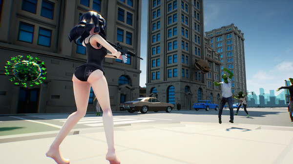 Screenshot z Hentai vs Virus: I Am Waifu