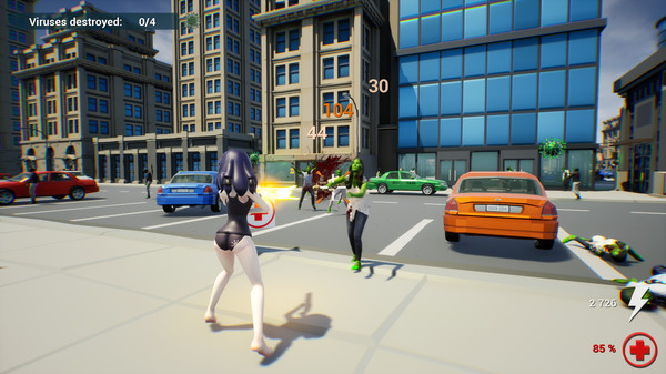 Screenshot z Hentai vs Virus: I Am Waifu