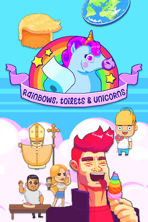 Обложка Rainbows, toilets & unicorns!