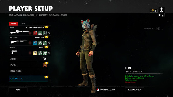 Zombie Army 4: Gas Mask Headgear Bundle