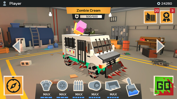 Capture d'écran 2 de Zombie Derby: Pixel Survival