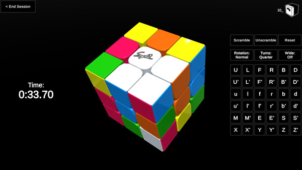 Screenshot z Sophie's Cubes