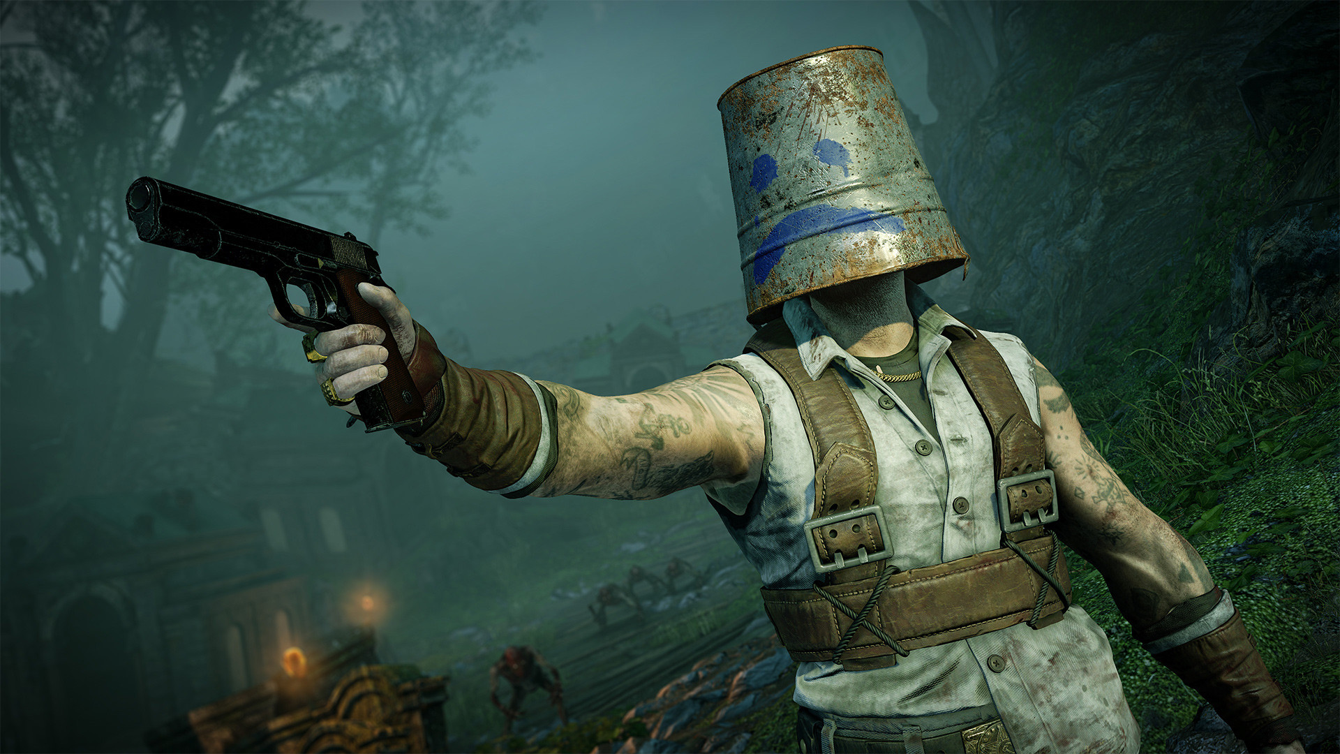 Zombie Army 4: Bucket Headgear Bundle Featured Screenshot #1