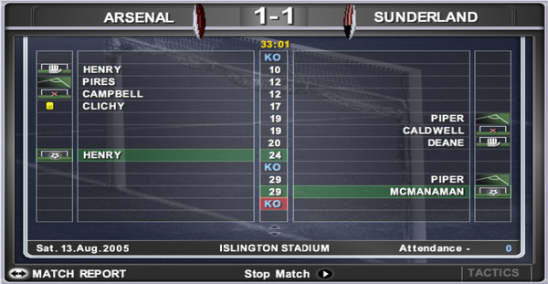 Screenshot z Premier Manager 05&frasl;06