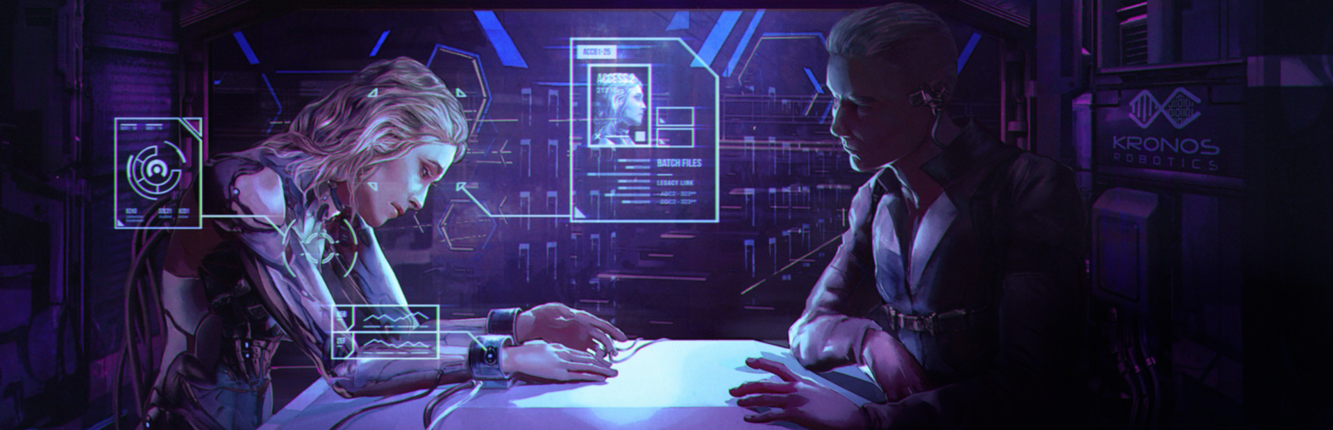 Silicon Dreams  |  cyberpunk interrogation