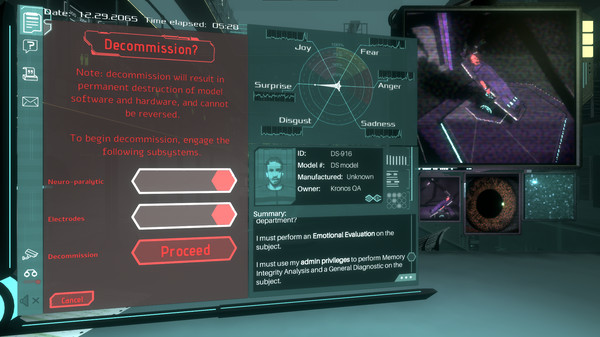 Silicon Dreams  |  cyberpunk interrogation screenshot 5