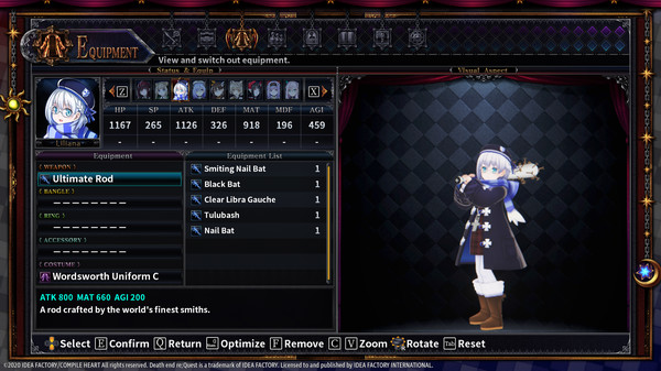 Screenshot z Death end re;Quest 2 - Ultimate Weapon Set