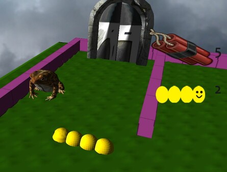 Screenshot z Super Worm 3D