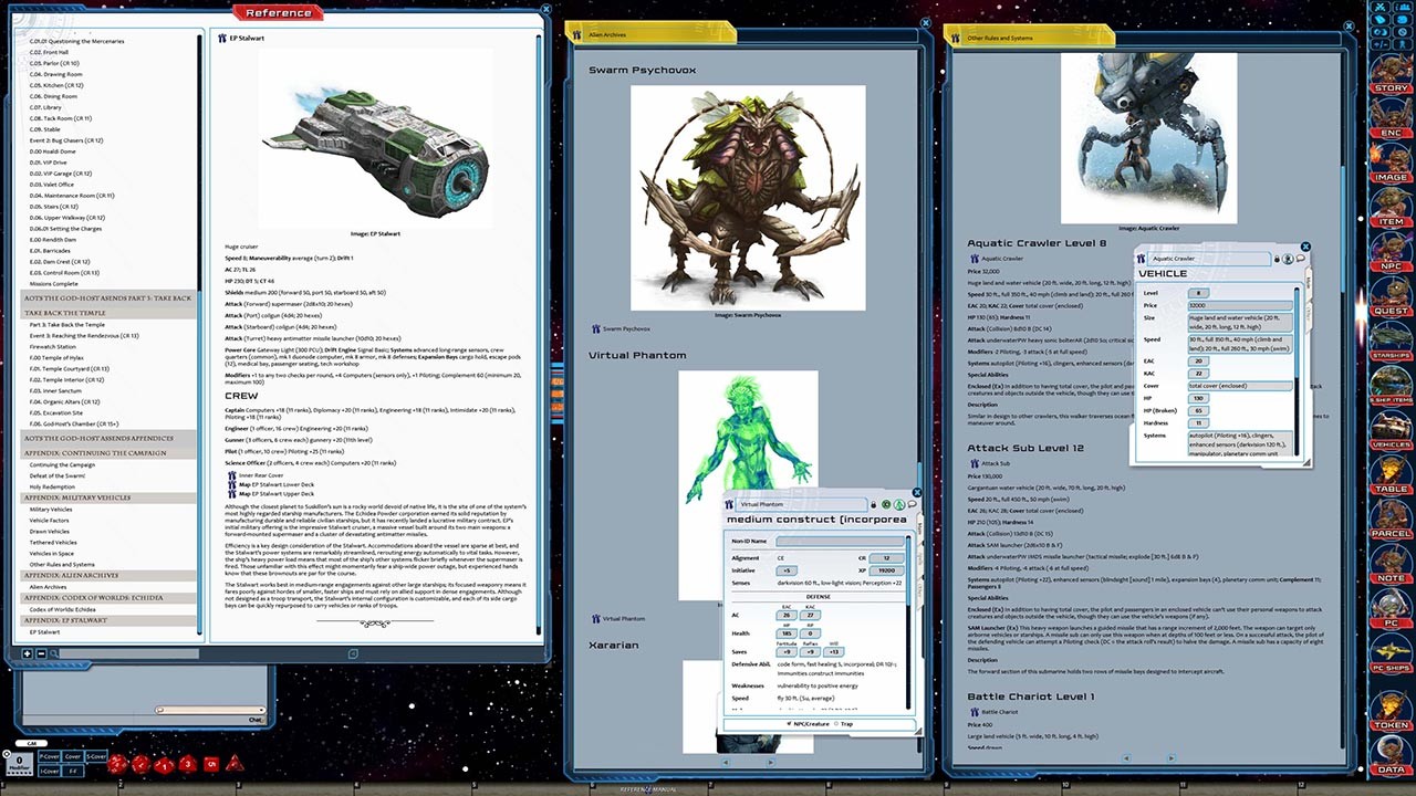 Fantasy Grounds - Starfinder RPG - Attack of the Swarm! AP 6: The God-Host Ascends Featured Screenshot #1