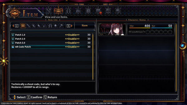 Death end re;Quest 2 - Deluxe Helping Hand Set