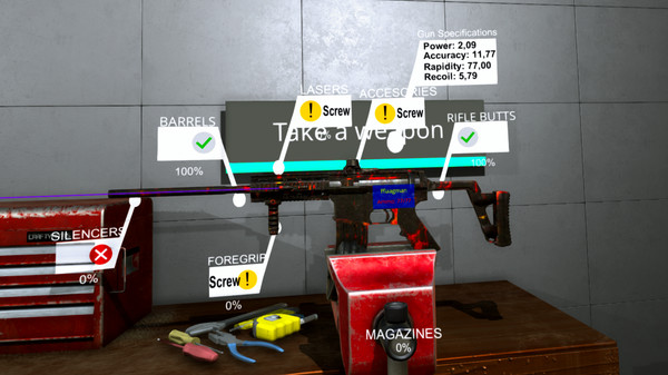 Screenshot z Weapons Genius VR