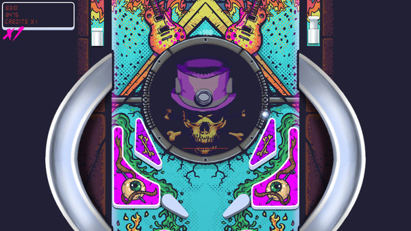 Screenshot z Hard Rock Pinball