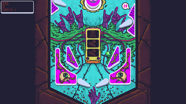 Screenshot z Hard Rock Pinball