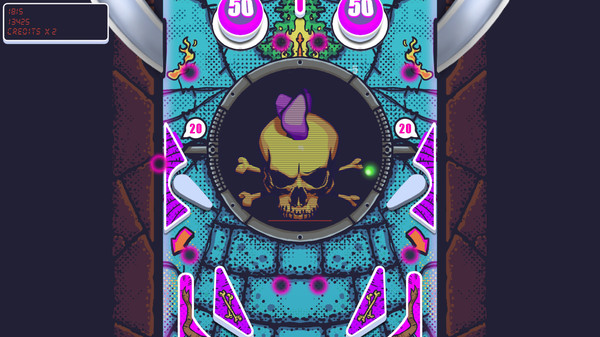 Screenshot z Hard Rock Pinball
