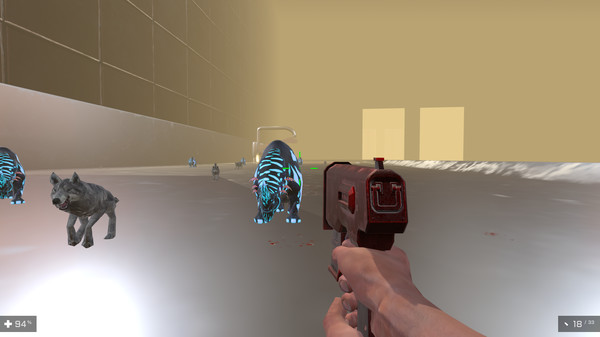 Screenshot z Shoot Covid-19