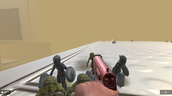 Screenshot z Shoot Covid-19
