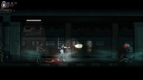 Screenshot of Armageddon Onslaught gameplay showing in-action mechanics