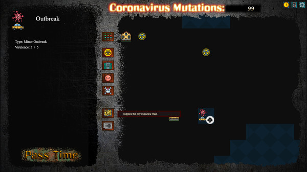 Screenshot z Be Coronavirus