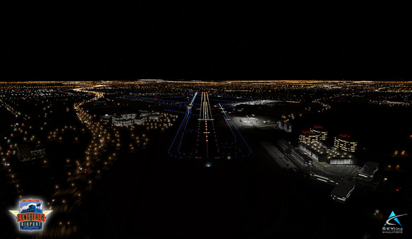 Screenshot z X-Plane 11 - Add-on: Skyline Simulations - KLGB - Long Beach Airport XP