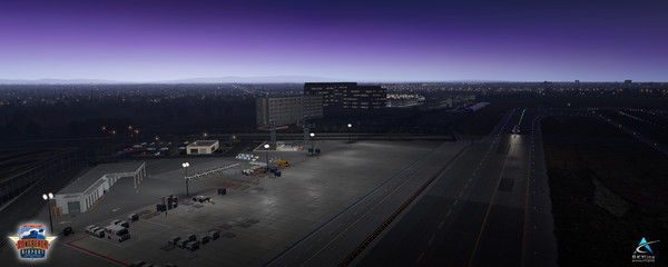Screenshot z X-Plane 11 - Add-on: Skyline Simulations - KLGB - Long Beach Airport XP