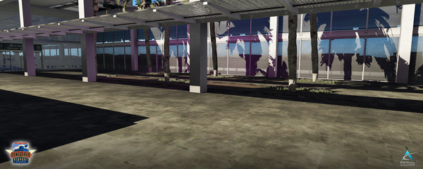 Screenshot z X-Plane 11 - Add-on: Skyline Simulations - KLGB - Long Beach Airport XP