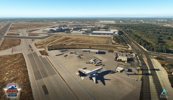 Screenshot z X-Plane 11 - Add-on: Skyline Simulations - KLGB - Long Beach Airport XP