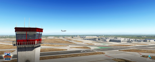 Screenshot z X-Plane 11 - Add-on: Skyline Simulations - KLGB - Long Beach Airport XP