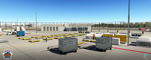 Screenshot z X-Plane 11 - Add-on: Skyline Simulations - KLGB - Long Beach Airport XP