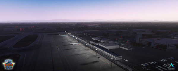 Screenshot z X-Plane 11 - Add-on: Skyline Simulations - KLGB - Long Beach Airport XP