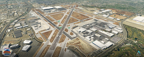 Screenshot z X-Plane 11 - Add-on: Skyline Simulations - KLGB - Long Beach Airport XP