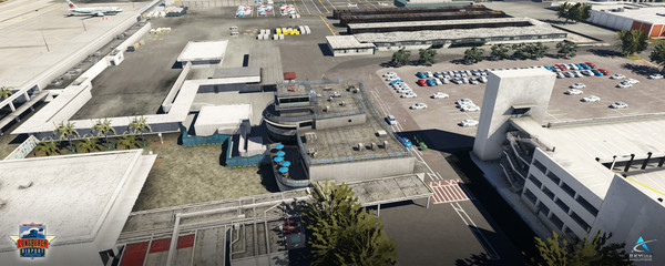 Screenshot z X-Plane 11 - Add-on: Skyline Simulations - KLGB - Long Beach Airport XP