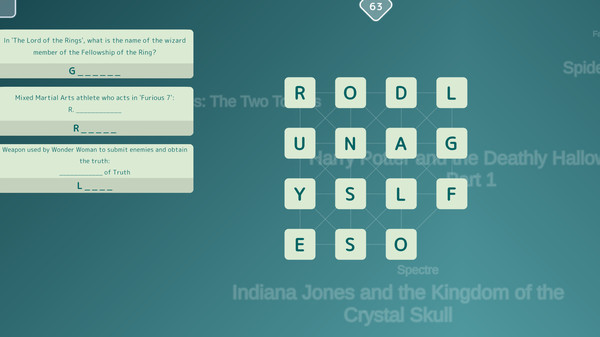 Screenshot z Mini Words: Top Movies