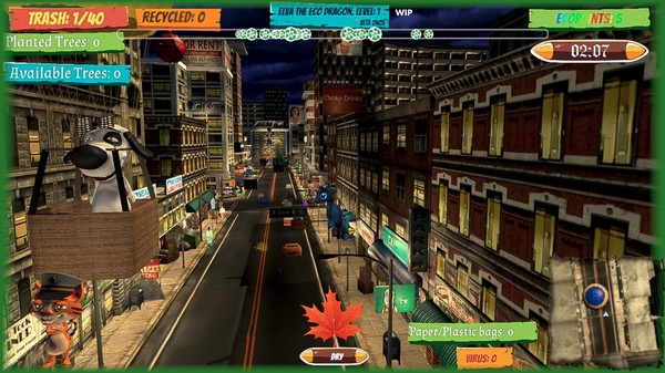 Screenshot z Elva the Eco Dragon