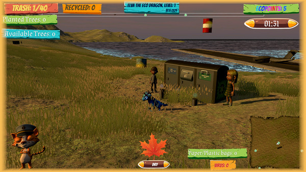 Screenshot z Elva the Eco Dragon