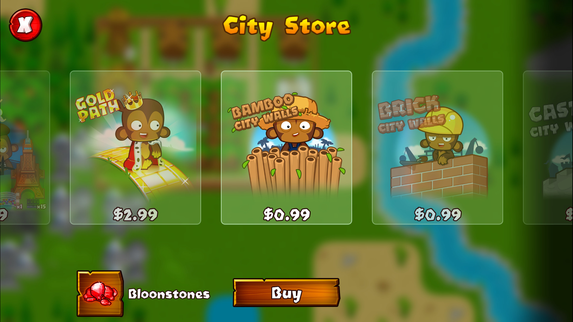 Bloons Monkey City - Bamboo City Walls Featured Screenshot #1