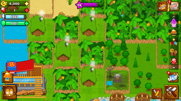 Bloons Monkey City - Bamboo City Walls