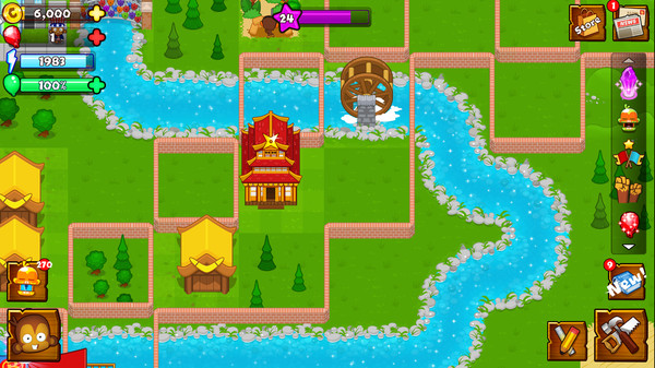 Bloons Monkey City - Brick City Walls
