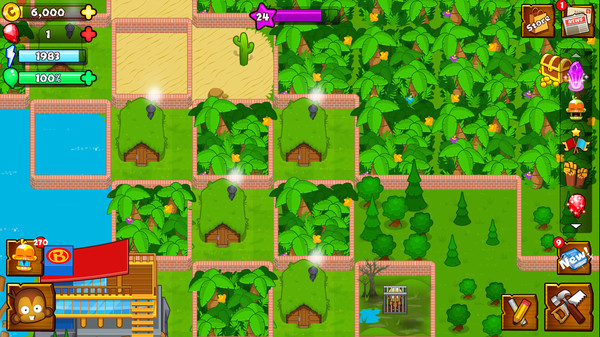 Bloons Monkey City - Brick City Walls