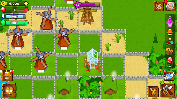 Bloons Monkey City - Castle City Walls
