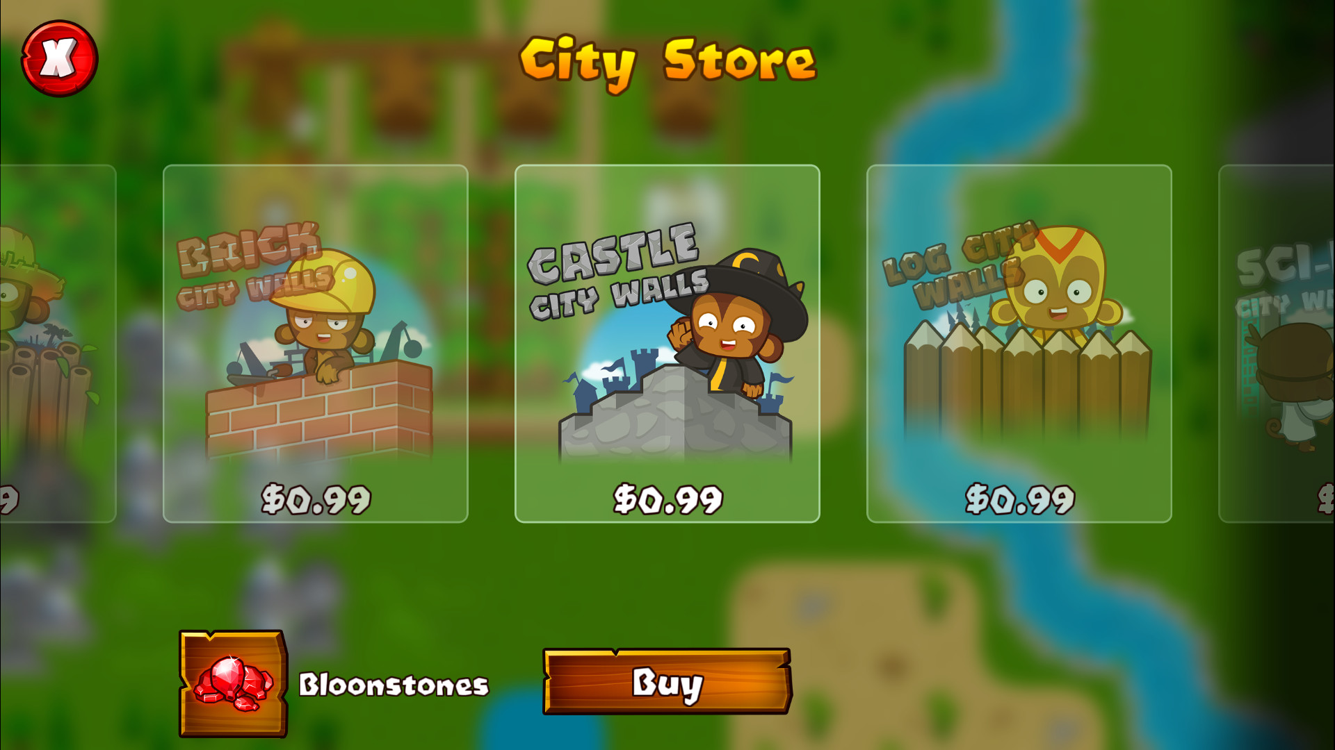 Bloons Monkey City - Castle City Walls Featured Screenshot #1