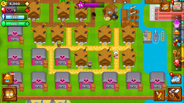 Bloons Monkey City - Gold Path