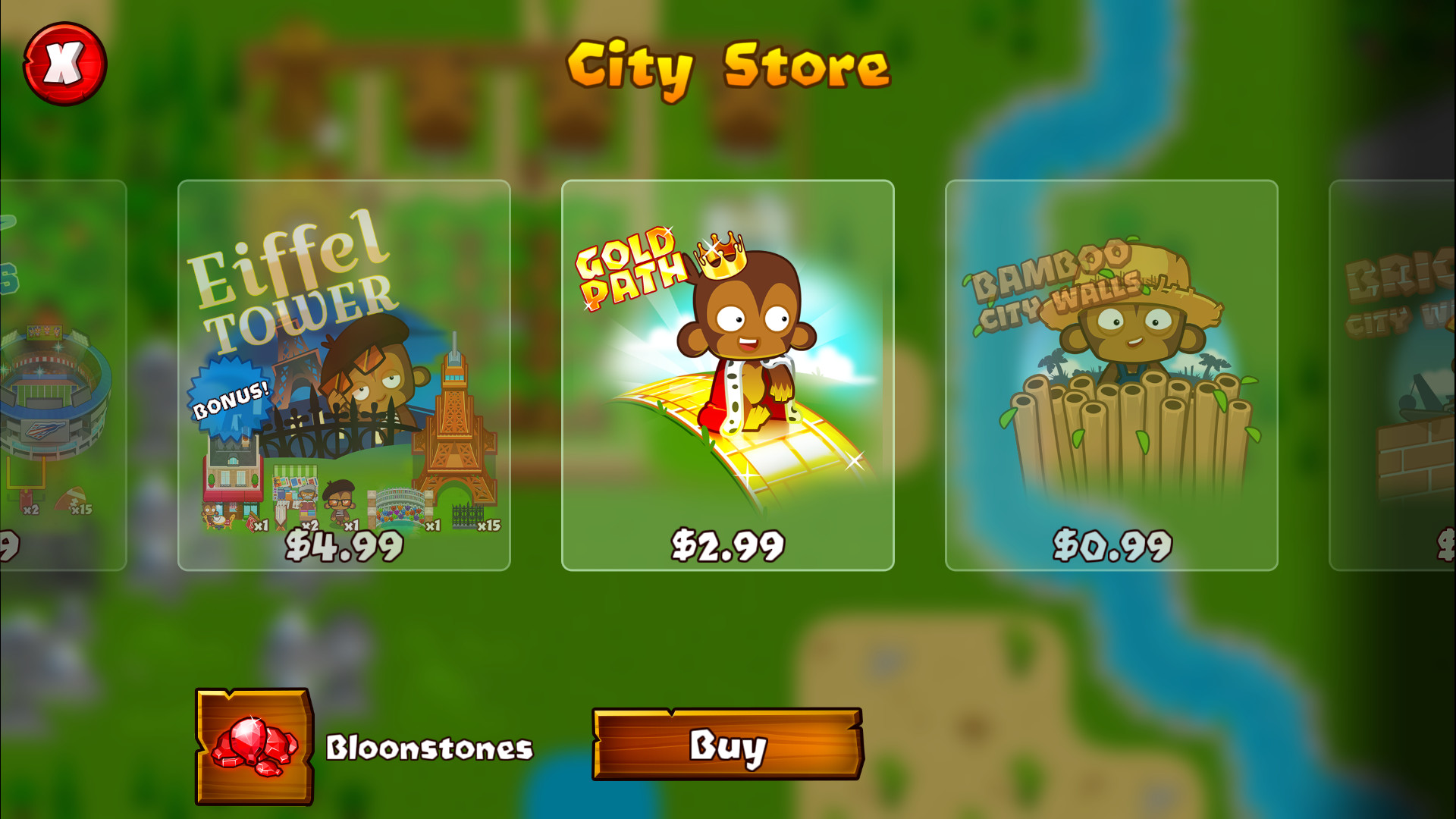 Bloons Monkey City - Gold Path Featured Screenshot #1