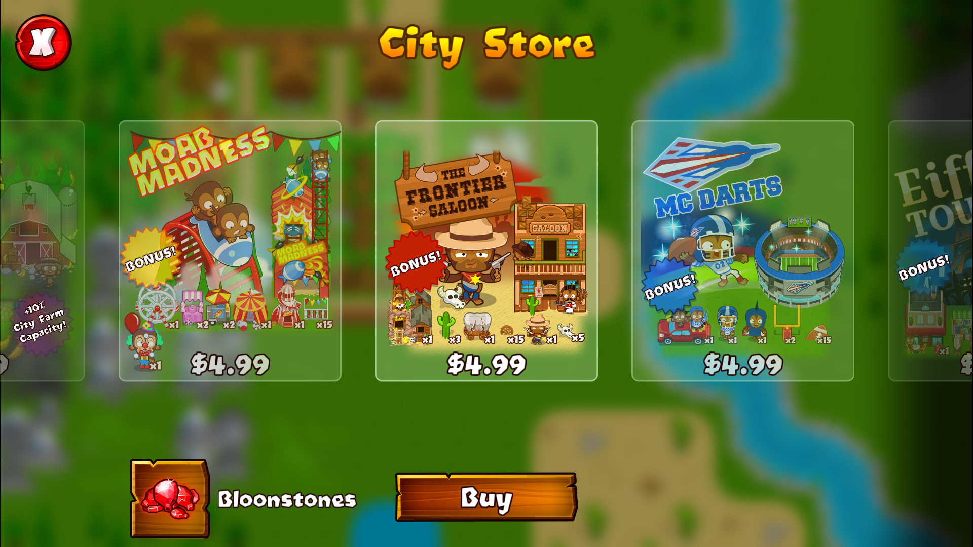 Bloons Monkey City - Frontier Pack Featured Screenshot #1