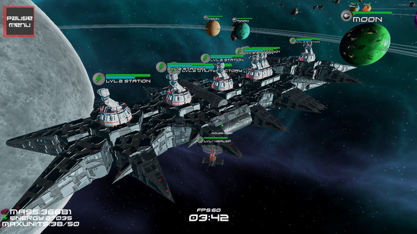 Screenshot z Space War Machine