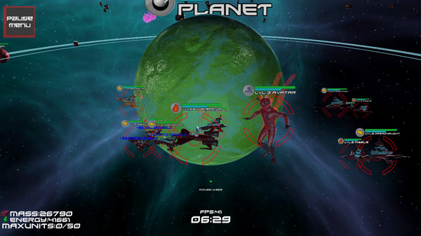 Screenshot z Space War Machine