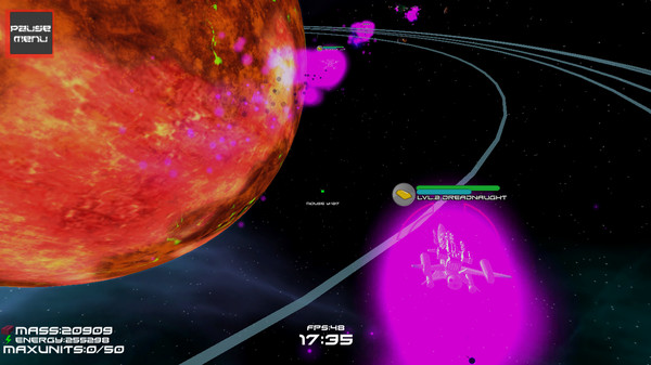 Screenshot z Space War Machine