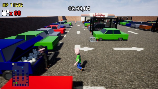Screenshot z Toilet Paper Crisis Simulator 2020