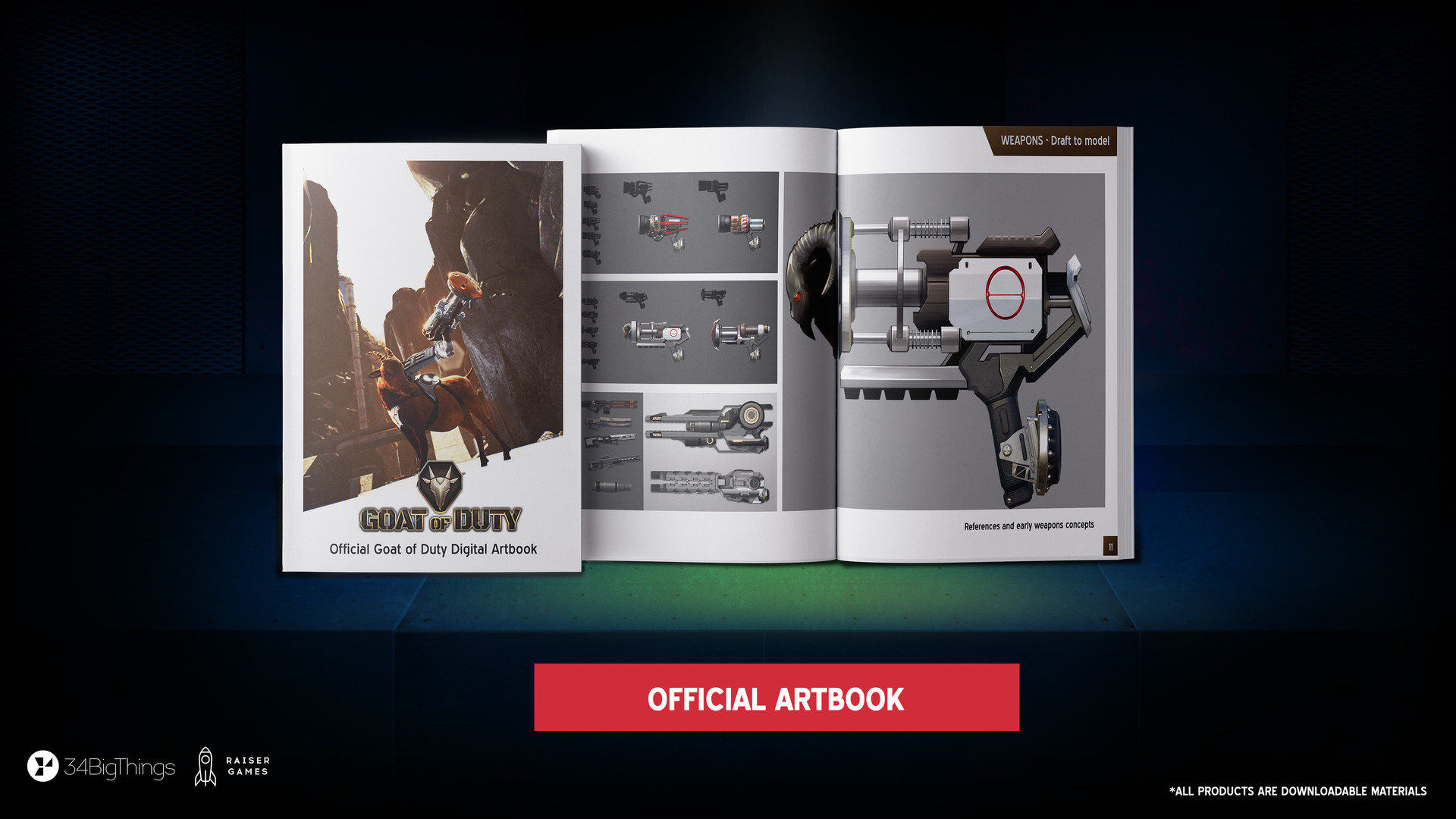 Goat of Duty Digital ArtBook Featured Screenshot #1