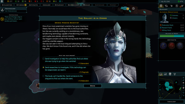 Galactic Civilizations III - Worlds in Crisis DLC