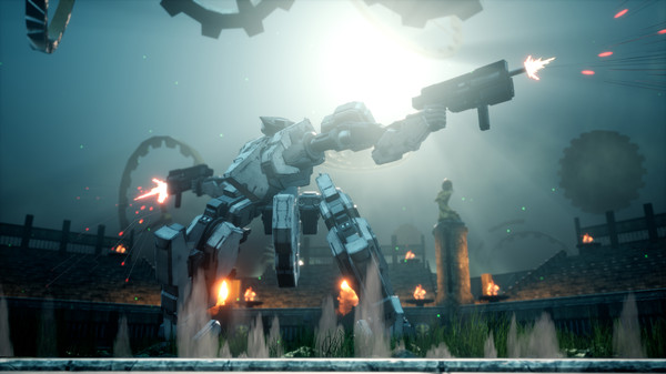 Screenshot z AeternoBlade II: Director's Rewind - Dual Gear [ Arena Mode ]
